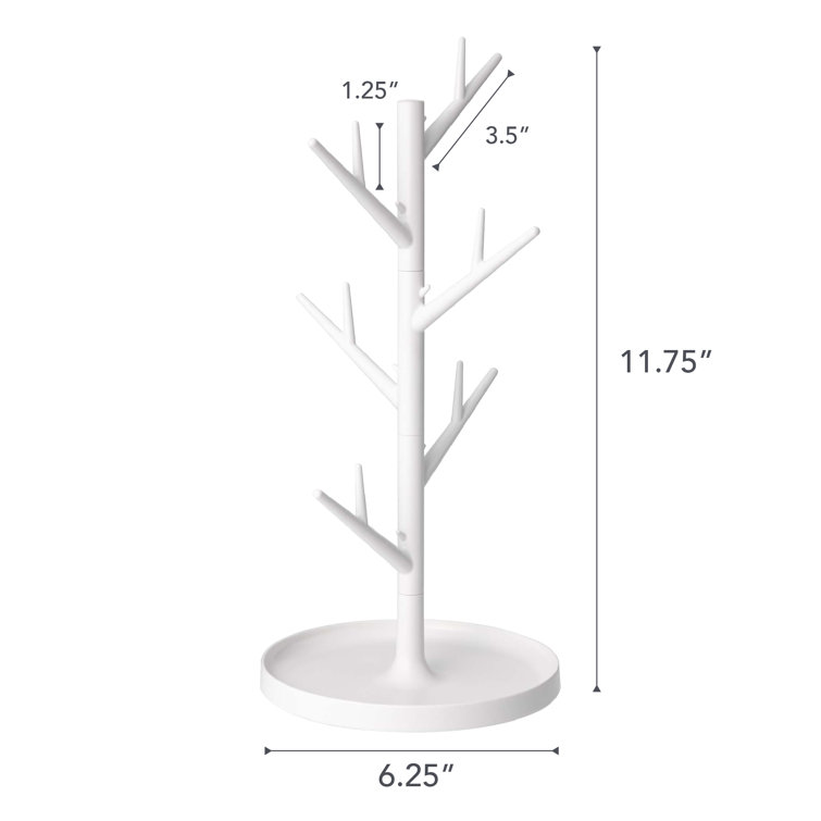 Yamazaki USA Yamazaki Home Branch Glass Stand Tree Holder Cup